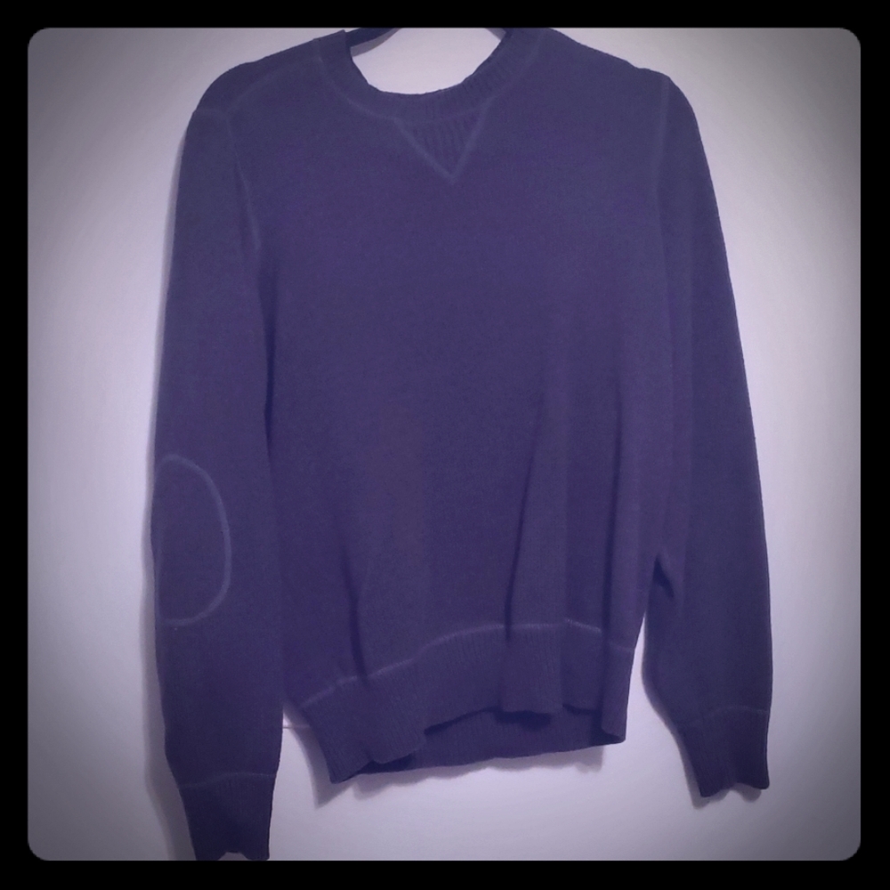 Men's Black Crew Neck Sweater